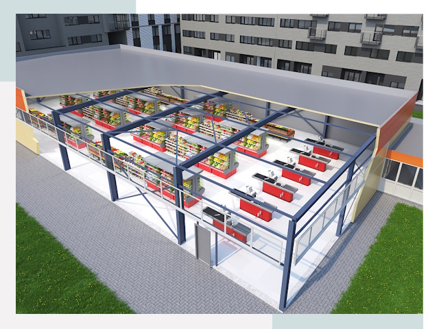 Строительство магазинов в Волгодонск от 657 руб. за м²