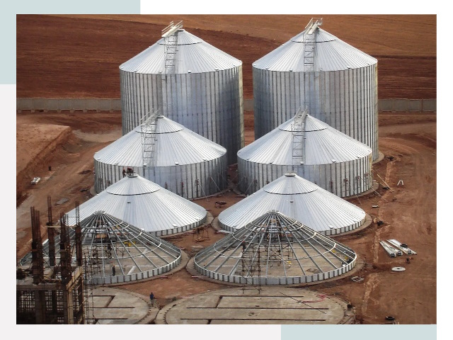 Строительство зерновых силосов в Волгодонске