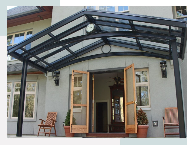 Козырьки металлические в Волгодонске