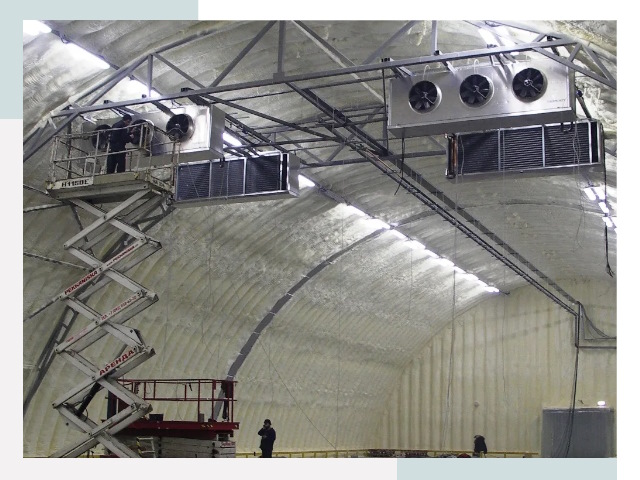 Оснащение ангаров в Волгодонске