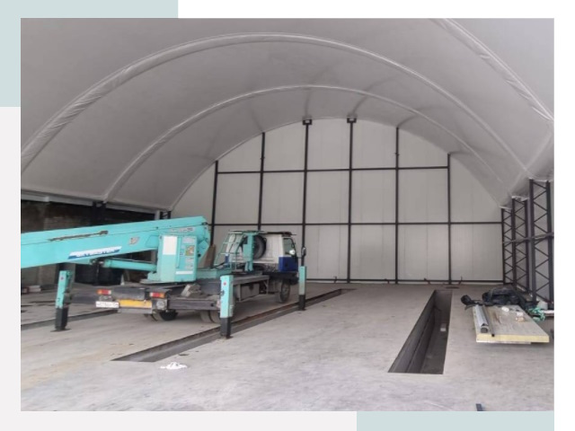 Внутреннее оснащение ангаров в Волгодонске