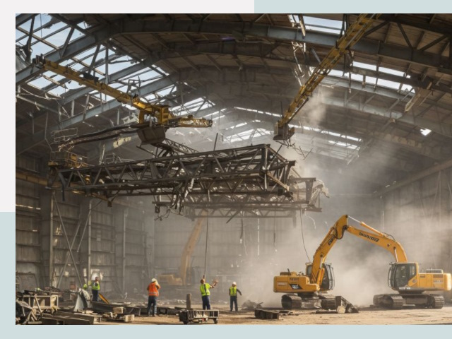 Демонтаж ангаров в Волгодонске от 657 руб. за м²