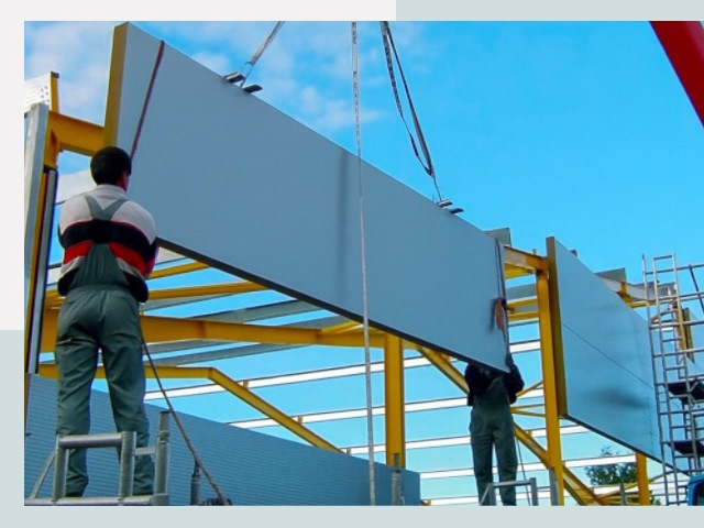 Монтаж сэндвич-панелей в Волгодонске от 657 руб.